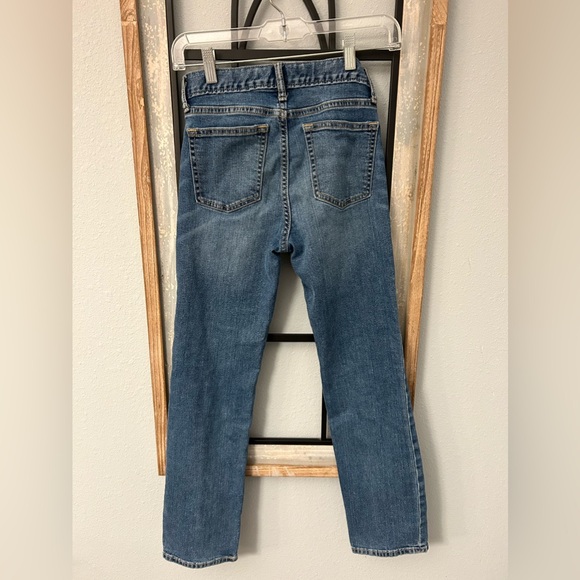 Old Navy boys straight built-in flex blue jeans. Size 12. - Picture 3 of 5
